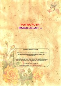 Putra Putri Rasulullah dikutip dari Sejarah Rasulullah, DIGITAL